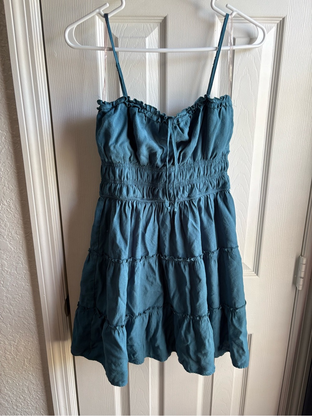 Teal Tiered Sundress